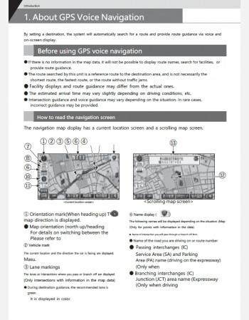 toyota ractis 2010-2011 navigation infotainment system manual